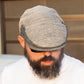 La Catrina Hemp Flat Cap -  Hales Speed Shop X FunkyBrims Collab (with pin)