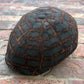 RazorClaw black and orange newsboy cap by Alfonso d’Este x FunkyBrims, angled front view