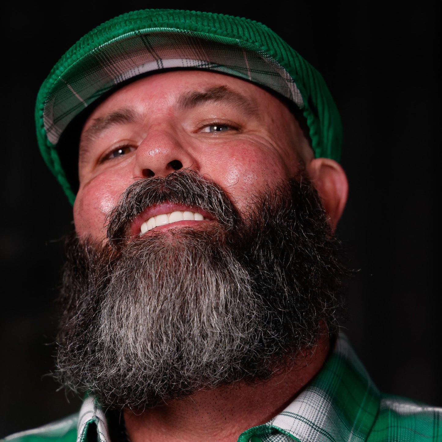 Feelin’ Lucky Green Cord Flat Cap -  Hales Speed Shop X FunkyBrims Collab (with Pin)