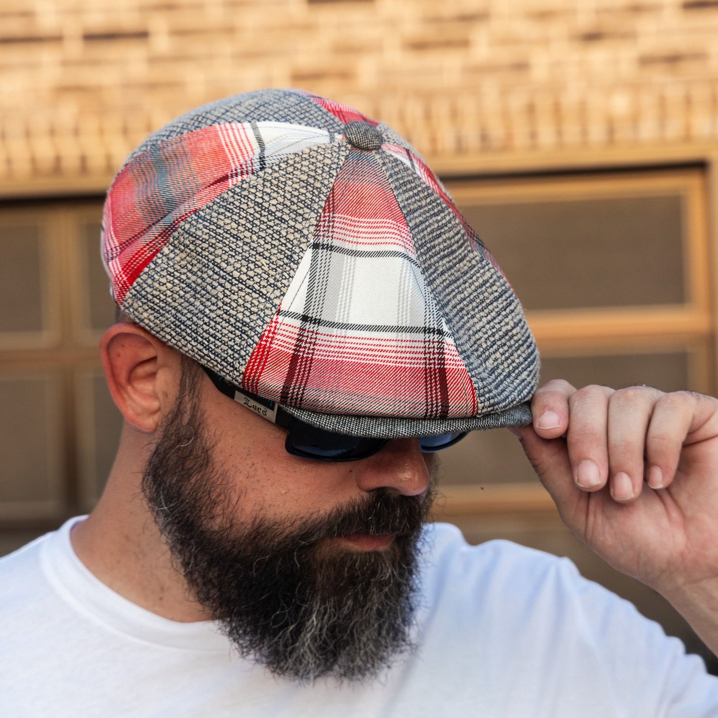 La Catrina Patchwork Newsboy Hales Speed Shop X FunkyBrims Collab (with pin)