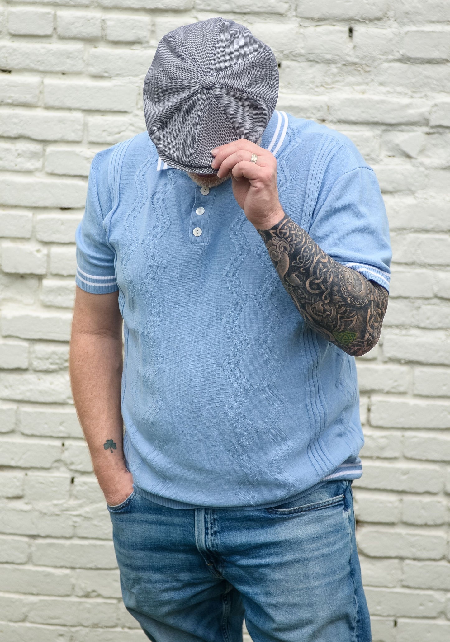 The "Lighthouse Shelby" Italian Newsboy Cap by Hologramme Paris