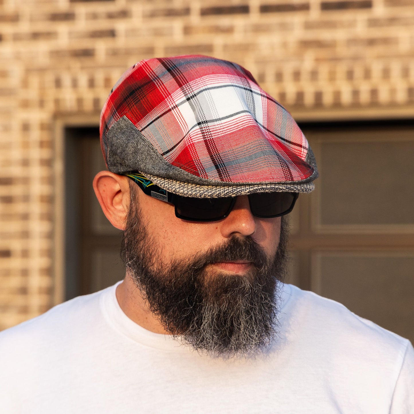 La Catrina Cruiser Flat Cap -  Hales Speed Shop X FunkyBrims Collab (with pin)